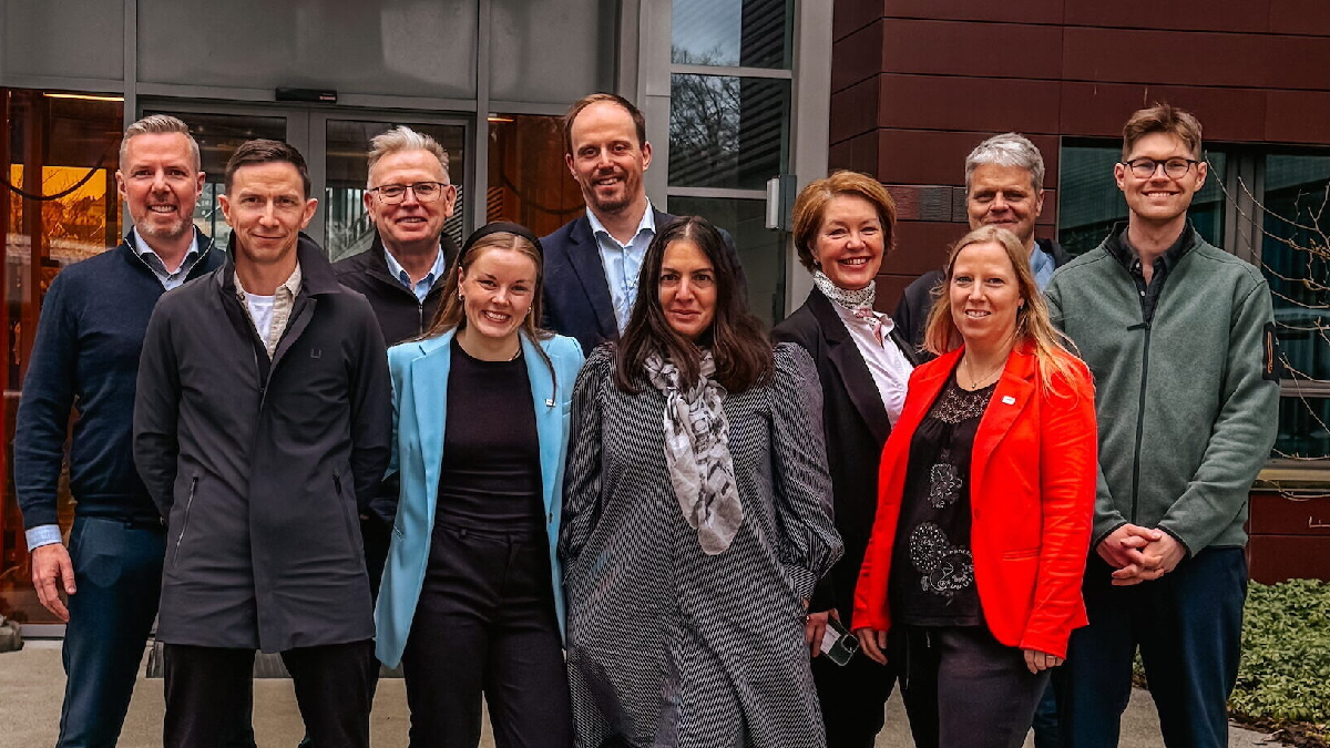 Representanter fra alle samarbeidspartnerne i prosjektet; Alltech, Salmar, Salten FoU, Hofseth og Nofima. Foto: Alltech